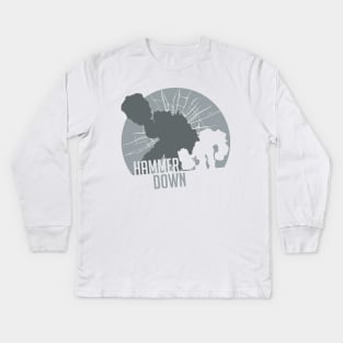 Overwatch - Reinhardt - Hammer Down Kids Long Sleeve T-Shirt